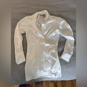 Zara long sleeve mini dress